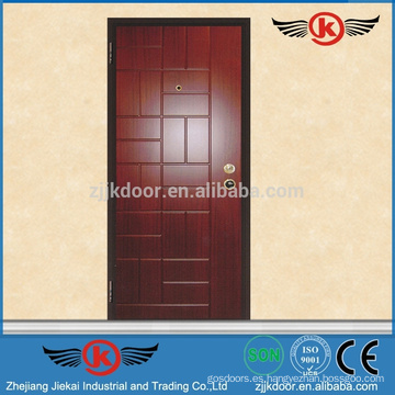 JK-AI9807 Diseño de puerta de acero de seguridad con parrilla utilizada Exterior